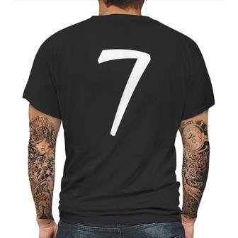 Number 7 Lucky Number Seven Mens Back Print T-shirt | Favorety AU