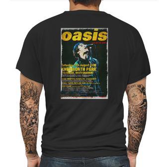 Oasis In Knebworth Park Mens Back Print T-shirt | Favorety UK