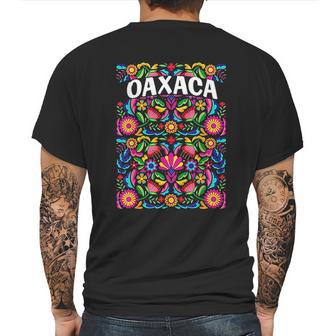 Oaxaca Flores Mexicanas Mens Back Print T-shirt | Favorety