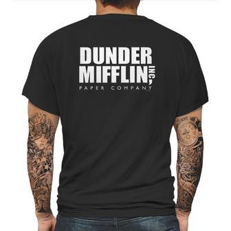 The Office Dunder Mifflin Mens Back Print T-shirt | Favorety AU