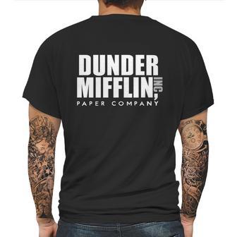 The Office Dunder Mifflin Mens Back Print T-shirt | Favorety CA