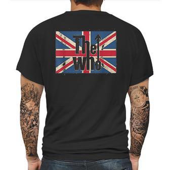 The Who Official Union Jack Flag Logo Mens Back Print T-shirt | Favorety UK