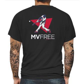 Officially Licensed Freddie Freeman Mens Back Print T-shirt | Favorety