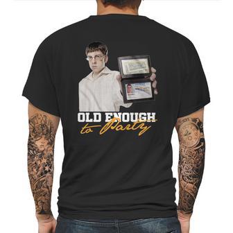 Old Enough To Party Mclovin Mens Back Print T-shirt | Favorety UK