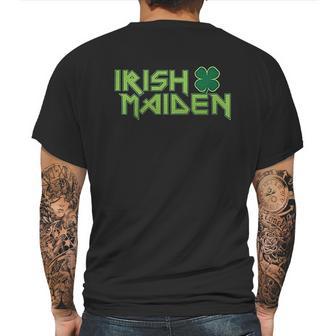 Old Glory St Patricks Day Irish Maiden Juniors Mens Back Print T-shirt | Favorety UK