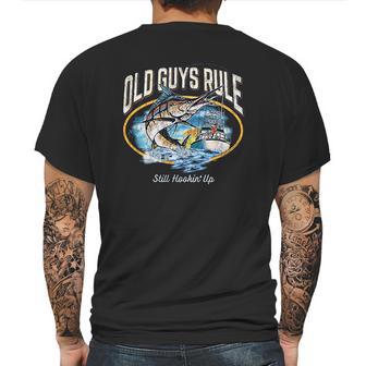 Old Guys Rule Still Hookin Up Mens Back Print T-shirt | Favorety AU