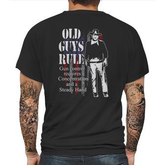 Old Guys Rule Tshirt Mens Back Print T-shirt | Favorety