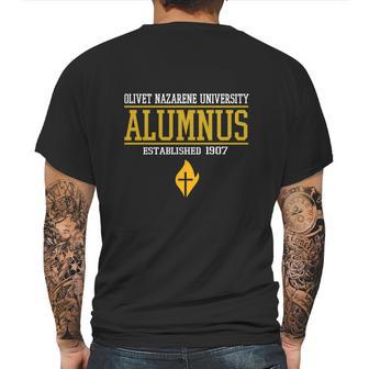 Olivet Nazarene University Alumnus Established 1907 Mens Back Print T-shirt | Favorety CA