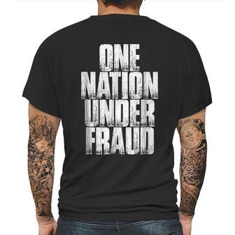 One Nation Under Fraud Mens Back Print T-shirt | Favorety DE