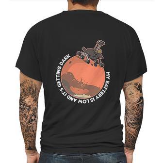 Opportunity Rover Mars Nasa Science Geeky Mens Back Print T-shirt | Favorety AU