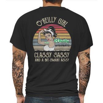 Oreilly Auto Parts Girl Classy Sasy And A Bit Smart Asy Retro Mens Back Print T-shirt | Favorety CA