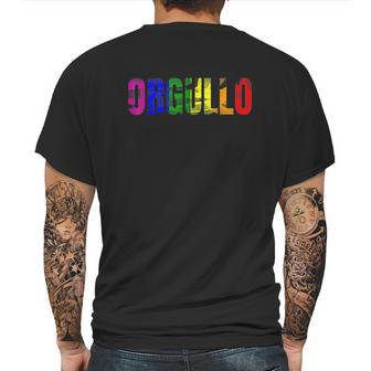 Orgullo Pride Flag Lgbtq For Pride 2019 Mens Back Print T-shirt | Favorety