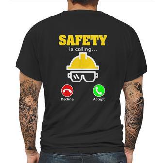 Osha Health Safety Manager And Safety Officer Funny Mens Back Print T-shirt | Favorety AU