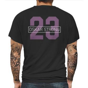 Oskar Strong Shirt Oskar Lindblom 23 Shirt Oskar Strong Flyers Fight Against Cancer T-Shirt Mens Back Print T-shirt | Favorety CA