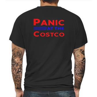 Panic At The Costco Mens Back Print T-shirt | Favorety