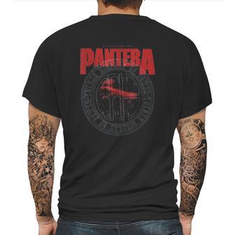 Pantera Vulgar Display Of Power Circle Mens Back Print T-shirt | Favorety CA