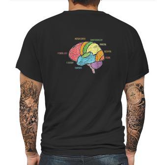 Parts Of The Brain Mens Back Print T-shirt | Favorety DE