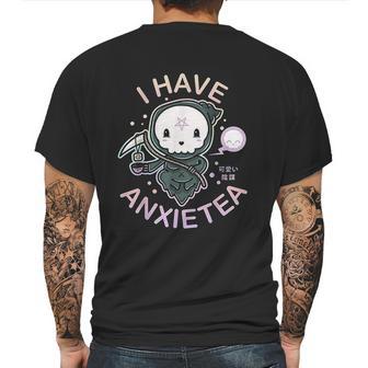 Pastel Goth I Have Anxiety Kawaii Grim Tea Gift Mens Back Print T-shirt | Favorety DE