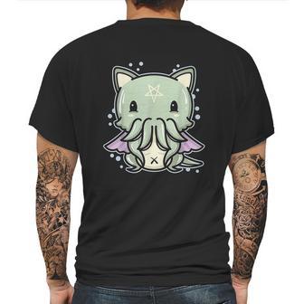 Pastel Goth Cathulhu Cat Creepy Cute Kawaii Cthulhu Gift Mens Back Print T-shirt | Favorety CA