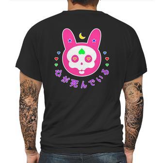 Pastel Goth Kawaii Bunny Skull Japanese Witchy Aesthetic Mens Back Print T-shirt | Favorety UK