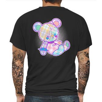 Pastel Kawaii Cute Goth Punk Teddy Bear Mens Back Print T-shirt | Favorety DE