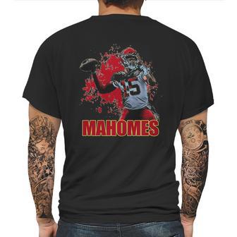 Patrick Mahomes 15 Mens Back Print T-shirt | Favorety AU