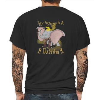 My Patronus Is A Dumbo Mens Back Print T-shirt | Favorety CA