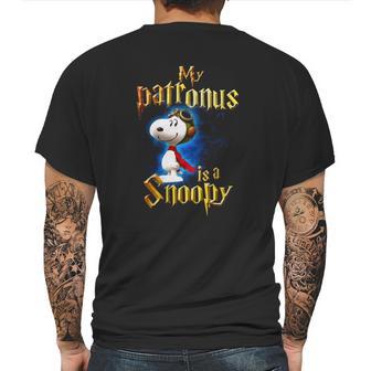 My Patronus Is A Snoopy Mens Back Print T-shirt | Favorety UK