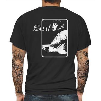 Paul Mccartney Fan Mens Back Print T-shirt | Favorety