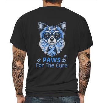 Paw For The Cure Chihuahua Mens Back Print T-shirt | Favorety