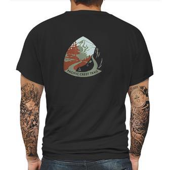 Pct Stylized Logo Pacific Crest Trail Mens Back Print T-shirt | Favorety DE