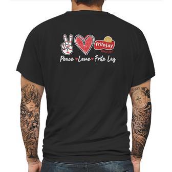 Peace Love Frito Lay Good Fun Diamond Mens Back Print T-shirt | Favorety UK