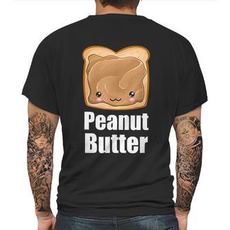 Peanut Butter And Jelly Best Friend Halloween Mens Back Print T-shirt | Favorety AU