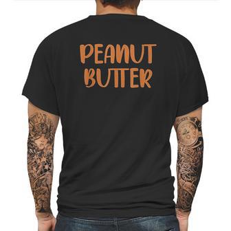 Peanut Butter Jelly Matching Halloween Mens Back Print T-shirt | Favorety CA