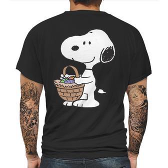 Peanuts Snoopy Easter Basket Mens Back Print T-shirt | Favorety CA