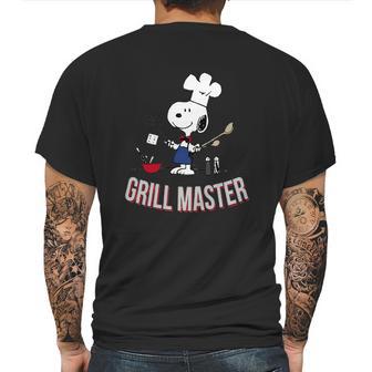 Peanuts Snoopy Grill Master Mens Back Print T-shirt | Favorety