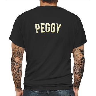 Peggy Schuyler Simple Funny Plain Halloween Costume Mens Back Print T-shirt | Favorety UK