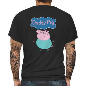 Peppa Pig Daddy Pig Dad Pig Daddy Pig Shirt Mens Back Print T-shirt | Favorety CA