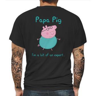 Peppa Pig Daddy Pig Daddy Pig Papa Pig Mens Back Print T-shirt | Favorety AU