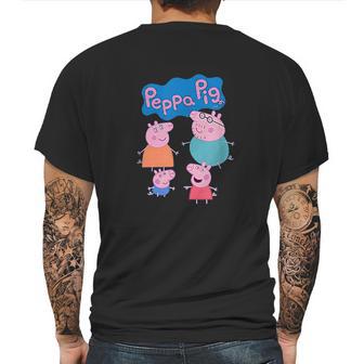 Peppa Pig Family Mens Back Print T-shirt | Favorety CA