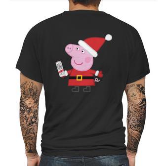 Peppa Pig And White Claw Mens Back Print T-shirt | Favorety CA