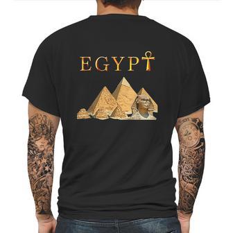 Pharaoh Ankh Pyramids Sphinx Egypt Tut Egyptian Gift Amazing Mens Back Print T-shirt | Favorety CA