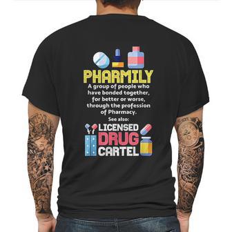 Pharmacy Technician Gift For A Pharmacist Mens Back Print T-shirt | Favorety