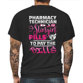 Pharmacy Technician Slingin Mens Back Print T-shirt | Favorety UK