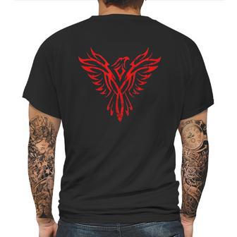 Phoenix Rising Fire Bird Mens Back Print T-shirt | Favorety UK