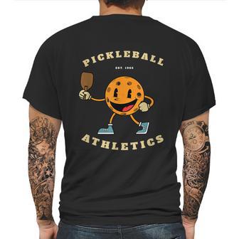 Pickleball Retro Kids Dink Funny Cartoon Mens Back Print T-shirt | Favorety CA