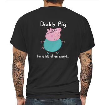 Pig Daddy Pig Expert Classic Guys Mens Back Print T-shirt | Favorety CA