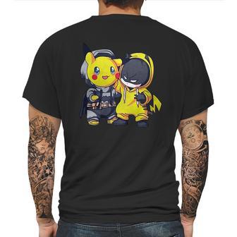 Pikachu And Batman Mens Back Print T-shirt | Favorety DE