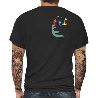 Pikmin Pocket Tee Mens Back Print T-shirt | Favorety AU