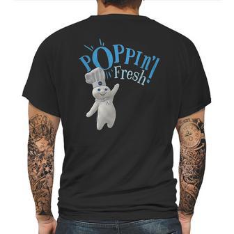 Pillsbury Doughboy Poppin Fresh Graphic Mens Back Print T-shirt | Favorety